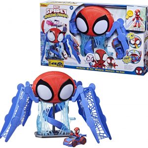 Marvel Spidey and His Amazing Friends Web Quarters Playset – Selected Action Packed Toy aged 3 and above Updated for 2023