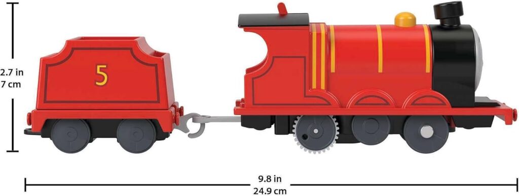 Thomas  Friends Motorized Toy Train Thomas Battery-Powered Engine with Cargo for Preschool Pretend Play Ages 3+ Years